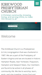Mobile Screenshot of kirkwoodpcusa.org